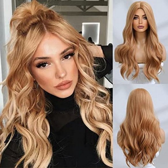 NATURAL Synthetic Hair Wig Ginger
